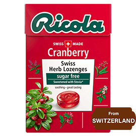 Ricola Cranberry Herb Lozenges 45gram